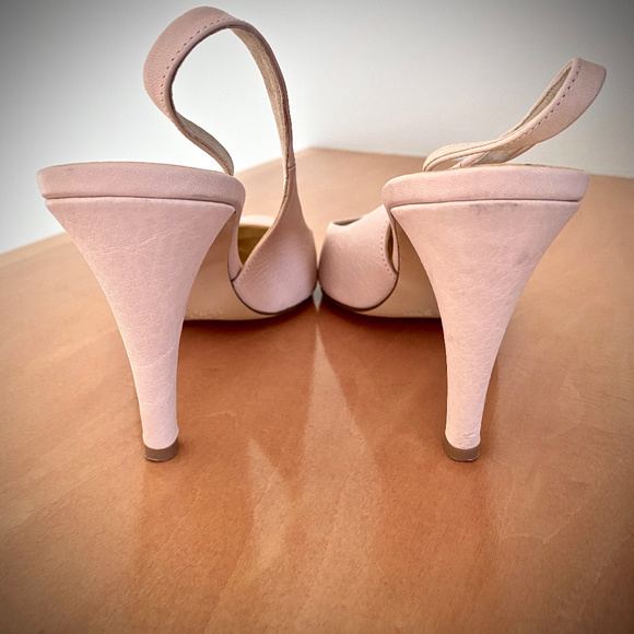 J. Crew “Cate” Slingback Leather Pump in Warm Blush 7M - Picture 5 of 8